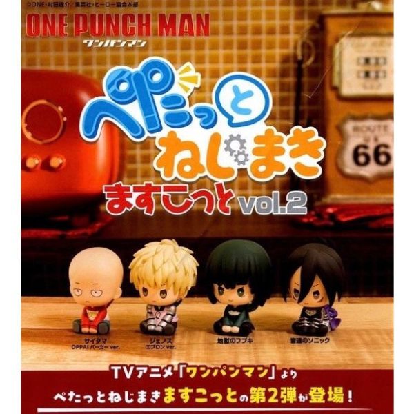 2A709『現貨』一拳超人發條造型公仔P2 BUSHIROAD 扭蛋 轉蛋 