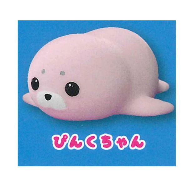 2A505『現貨』軟萌小海豹植絨公仔 AMUSE 扭蛋 轉蛋 