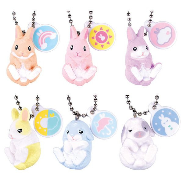 1A594『現貨』天氣兔吊飾 Tarlin 扭蛋 轉蛋 