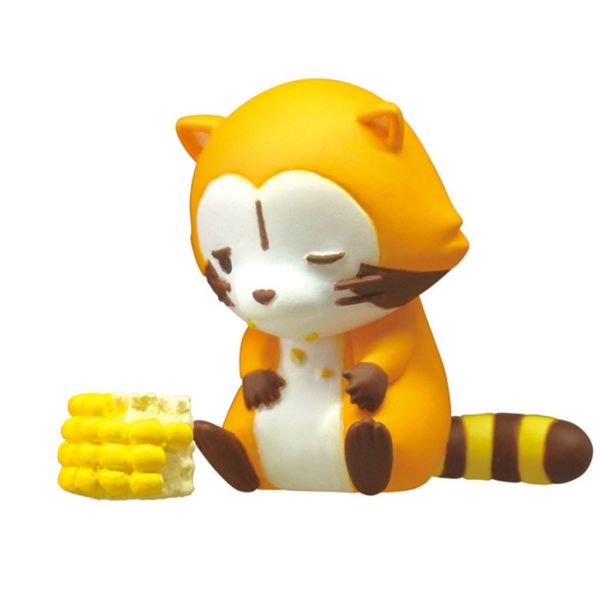 2A243『現貨』世界名作劇場 小浣熊睡眠公仔 T-ARTS 扭蛋 轉蛋 