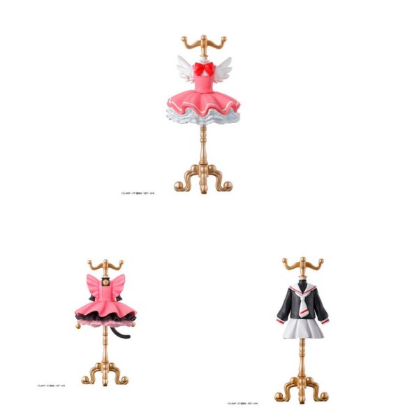 2A16『現貨』庫洛魔法使服裝飾品架P4 BANDAI 扭蛋 轉蛋 