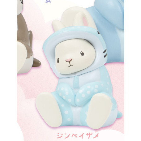 3A249『現貨』鯊魚兔兔公仔 Qualia 扭蛋 轉蛋 