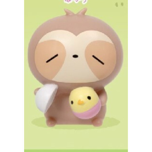 2A559『現貨』只是一隻樹懶公仔-跟小雞一起 Heart One 扭蛋 轉蛋 