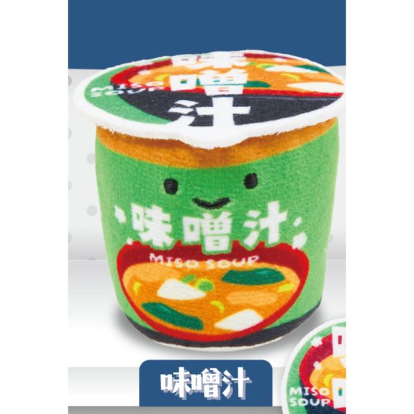 3A955『現貨』笑咪咪杯麵絨毛吊飾 Qualia 扭蛋 轉蛋 