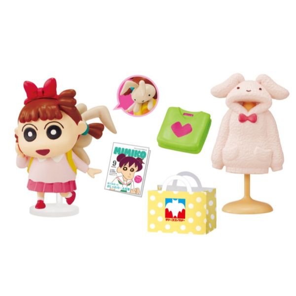 R358『現貨』蠟筆小新佐藤九日堂購物趣 RE-MENT 盒玩 