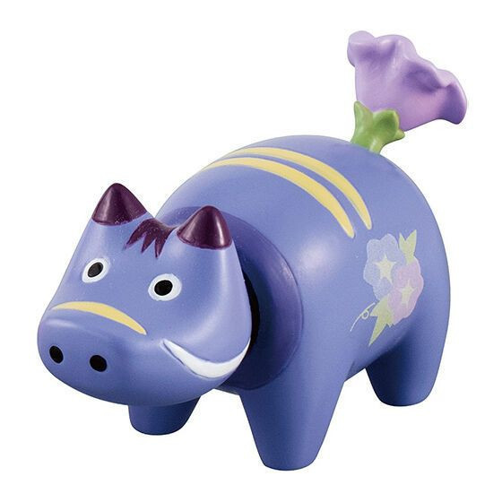 2A670『現貨』花朵神獸牛排隊公仔 BANDAI 扭蛋 轉蛋 