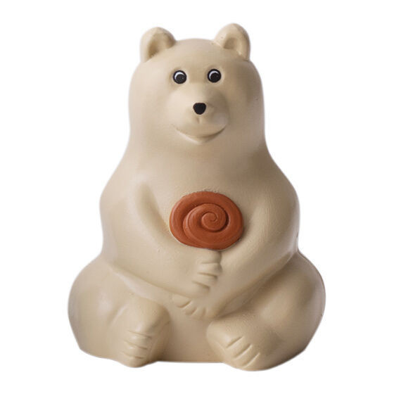 1A348『現貨』北極熊銀行造型排隊公仔 BANDAI 扭蛋 轉蛋 