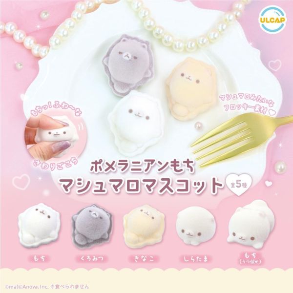 5A007『現貨』博美犬MOCHI棉花糖植絨公仔 ULTRA NEW PLANNING  扭蛋   轉蛋 