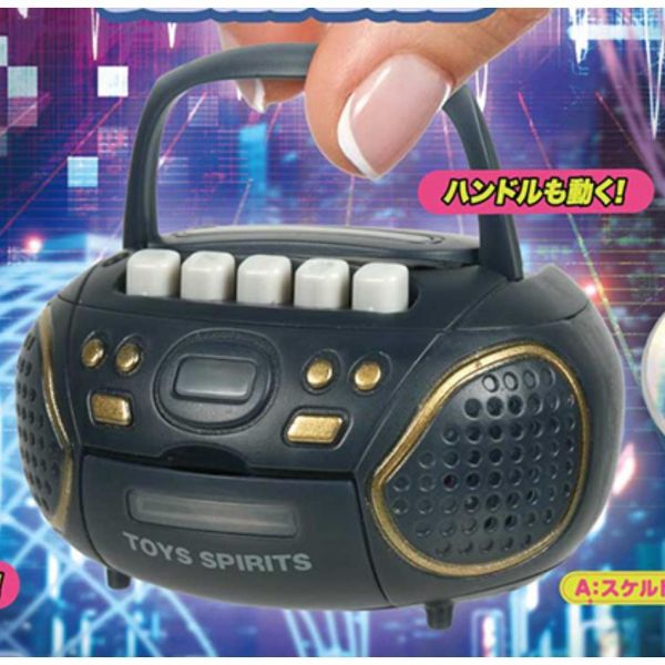 5A885『現貨』   可錄音復古CD播放器-半透明色  ToysSpirits   扭蛋   轉蛋 