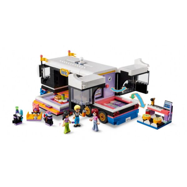 『現貨』LEGO 42619 Friends-流行巨星音樂巡演巴士 盒組 