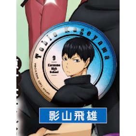 3A834『現貨』排球少年閃亮回頭徽章 T-ARTS 扭蛋 轉蛋 