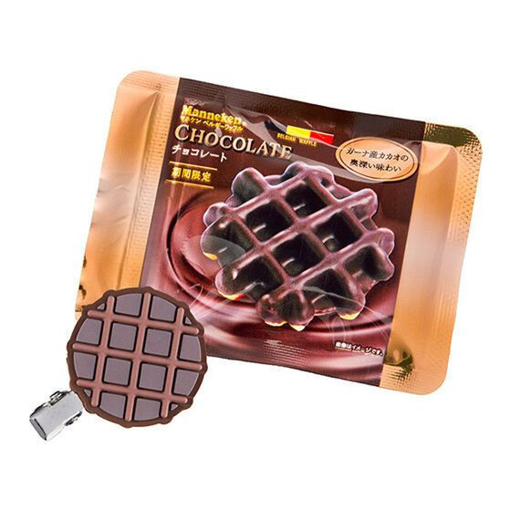 2A214『現貨』manneken 鬆餅造型髮夾 BANDAI 扭蛋 轉蛋 