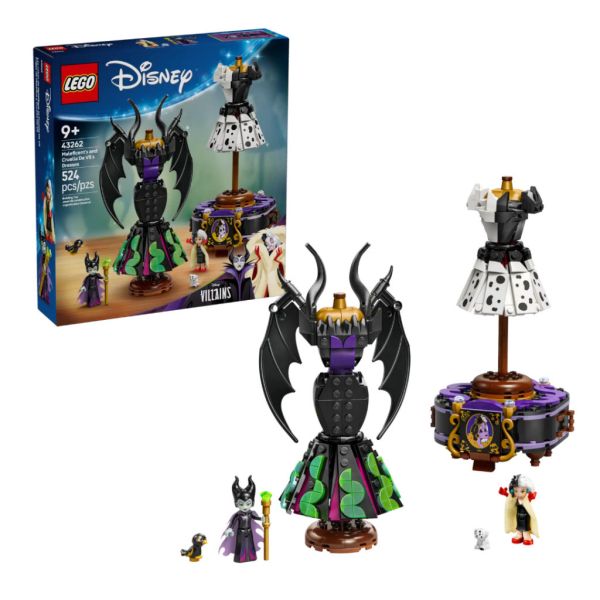 『現貨』LEGO 43262 Disney-黑巫婆和庫伊拉德維爾的裙子 盒組 