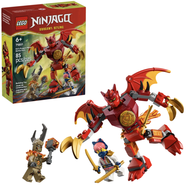 『現貨』LEGO 71851 Ninjago 赤地的猛龍機械人戰鬥組 盒組 