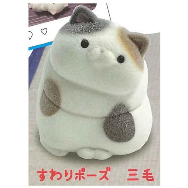 2A270『現貨』牛人胖嘟嘟貓咪植絨公仔P3 HMA 扭蛋 轉蛋 