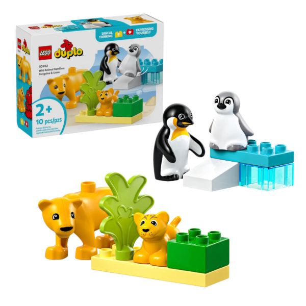 『現貨』LEGO 10442 DUPLO-野生動物家庭：企鵝和獅子 盒組 