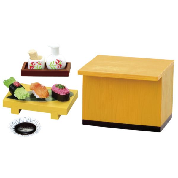 R214『現貨』嘿久等了!下町的人情壽司 RE-MENT 盒玩 