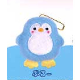 4A013『現貨』毛呼呼企鵝玩偶吊飾 YELL 扭蛋 轉蛋 