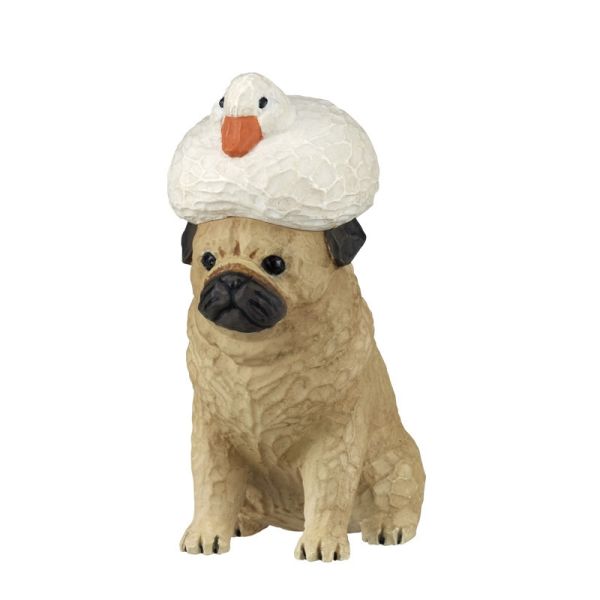 4A577『現貨』akane木雕 鴨子與狗狗 KITAN 扭蛋 轉蛋 