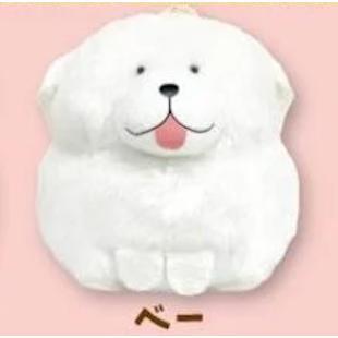 6A530『現貨』圓滾滾的大白熊犬玩偶吊飾  AMUSE 扭蛋   轉蛋 