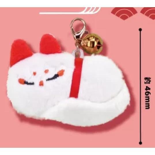 5A719『現貨』稻荷神狐狸玩偶吊飾  夢屋  扭蛋   轉蛋 