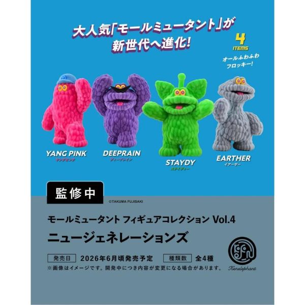 『預購』6月  Mogol Mutant植絨公仔P4新世代   Kenelephant  扭蛋   轉蛋 