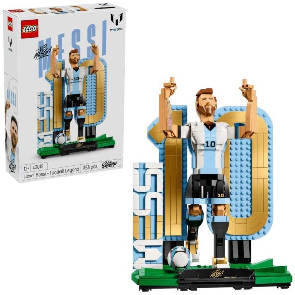 『現貨』LEGO 43015  Lionel Messi－足壇傳奇    盒組 