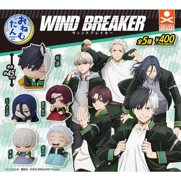 4A146『現貨』防風少年睡眠公仔 Standstones 扭蛋 轉蛋 