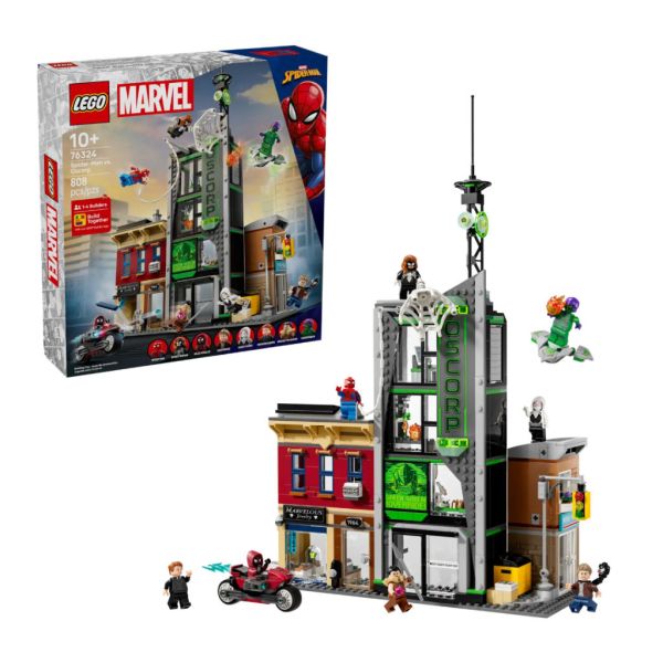 『現貨』LEGO 76324 SH-蜘蛛人大戰奧斯朋企業 盒組 