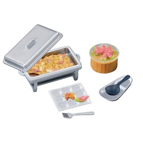 R377『現貨』微型飯店Buffet   RE-MENT   盒玩 