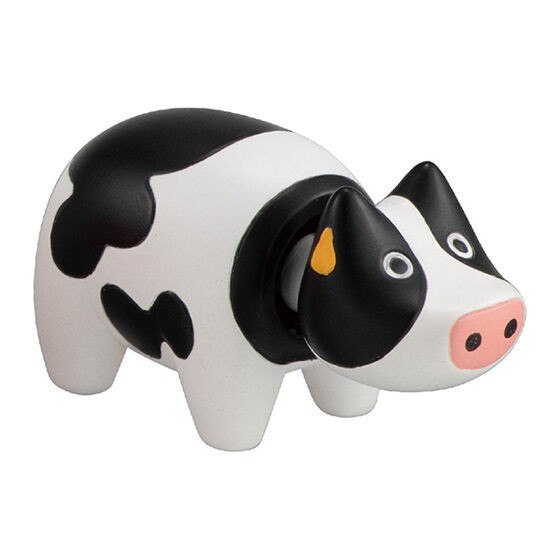 1A536『現貨』牛牛排隊公仔 BANDAI 扭蛋 轉蛋 