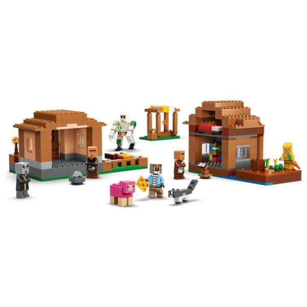 『現貨』  LEGO 21596	Minecraft-喚魔者進攻村莊    盒組 