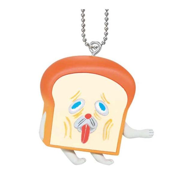 5A574『現貨』麵包小偷扁扁公仔吊飾   T-ARTS  扭蛋   轉蛋 