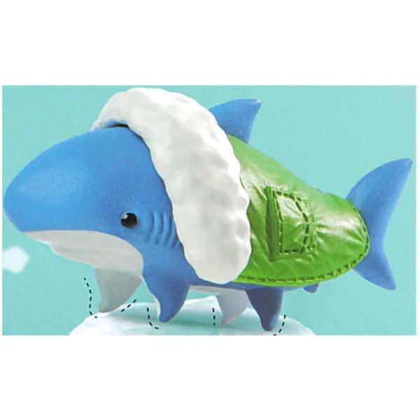 2A27『現貨』怕冷公仔-鯊魚篇 YELL 扭蛋 轉蛋 