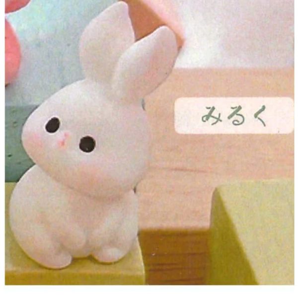 2A497『現貨』迷你兔寶寶公仔 Bright link 扭蛋 轉蛋 