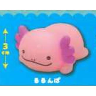 5A341『現貨』捏捏蓄光蠑螈公仔  AMUSE 扭蛋   轉蛋 