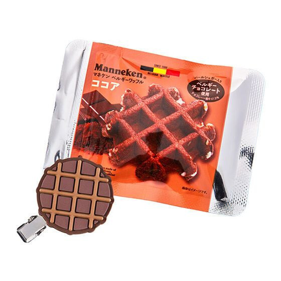 2A214『現貨』manneken 鬆餅造型髮夾 BANDAI 扭蛋 轉蛋 