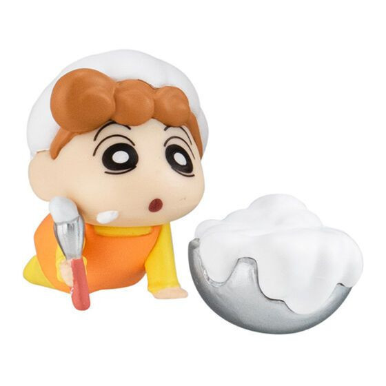 4A225『現貨』蠟筆小新料理公仔 BANDAI 扭蛋 轉蛋 