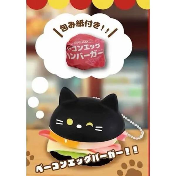 5A241『現貨』熊貓喵喵速食店吊飾   J.DREAM  扭蛋   轉蛋 