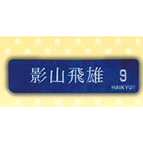 4A118『現貨』排球少年角色名字髮帶 Kcompany 扭蛋 轉蛋 