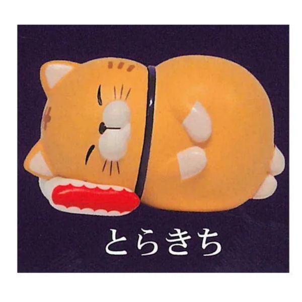 3A798『現貨』鬍鬚饅頭貓睡覺公仔 AMUSE 扭蛋 轉蛋 