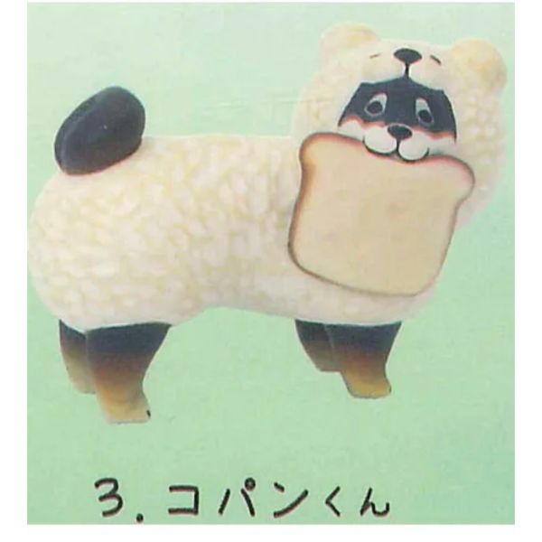 3A852『現貨』木雕差事柴犬 ToysCabin 扭蛋 轉蛋 