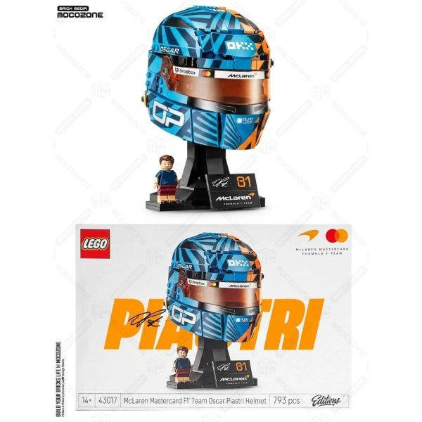『現貨』  LEGO 43017	F1-奧斯卡·皮亞斯特里 安全帽    盒組 