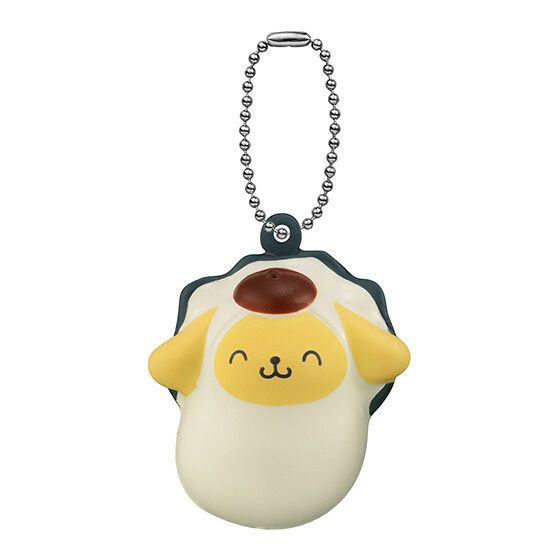 4A792『現貨』三麗鷗牡蠣捏捏公仔吊飾 BANDAI 扭蛋 轉蛋 