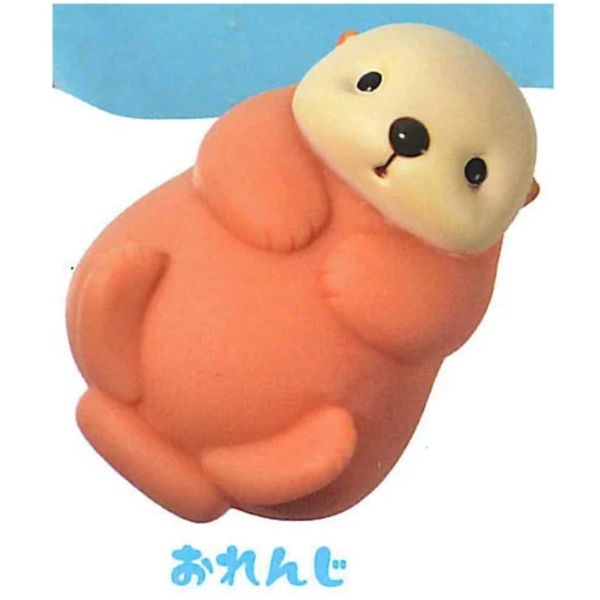 2A785『現貨』漂漂軟膠海獺 YELL 扭蛋 轉蛋 