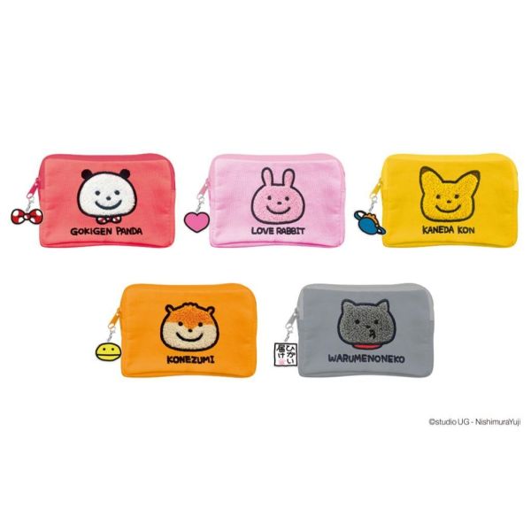 6A322『現貨』西村優志刺繡小物包  Peanuts club 扭蛋 轉蛋 
