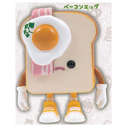 1A562『現貨』吐司麵包男孩公仔 Qualia 扭蛋 轉蛋 