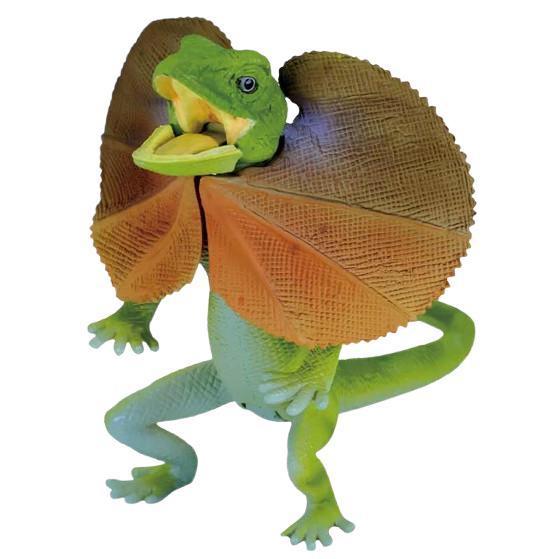 5A174『現貨』可動生物模型-蜥蜴王國 傘蜥蜴來了   T-ARTS  扭蛋   轉蛋 
