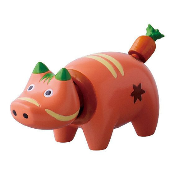 2A287『現貨』蔬菜牛牛排隊公仔 BANDAI 扭蛋 轉蛋 