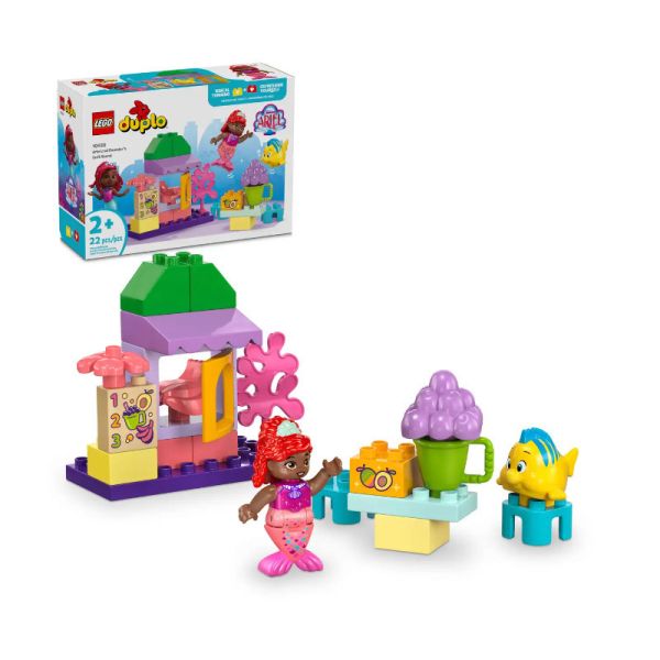 『現貨』LEGO 10420 DUPLO-愛麗兒和比目魚的Café Stand 盒組 